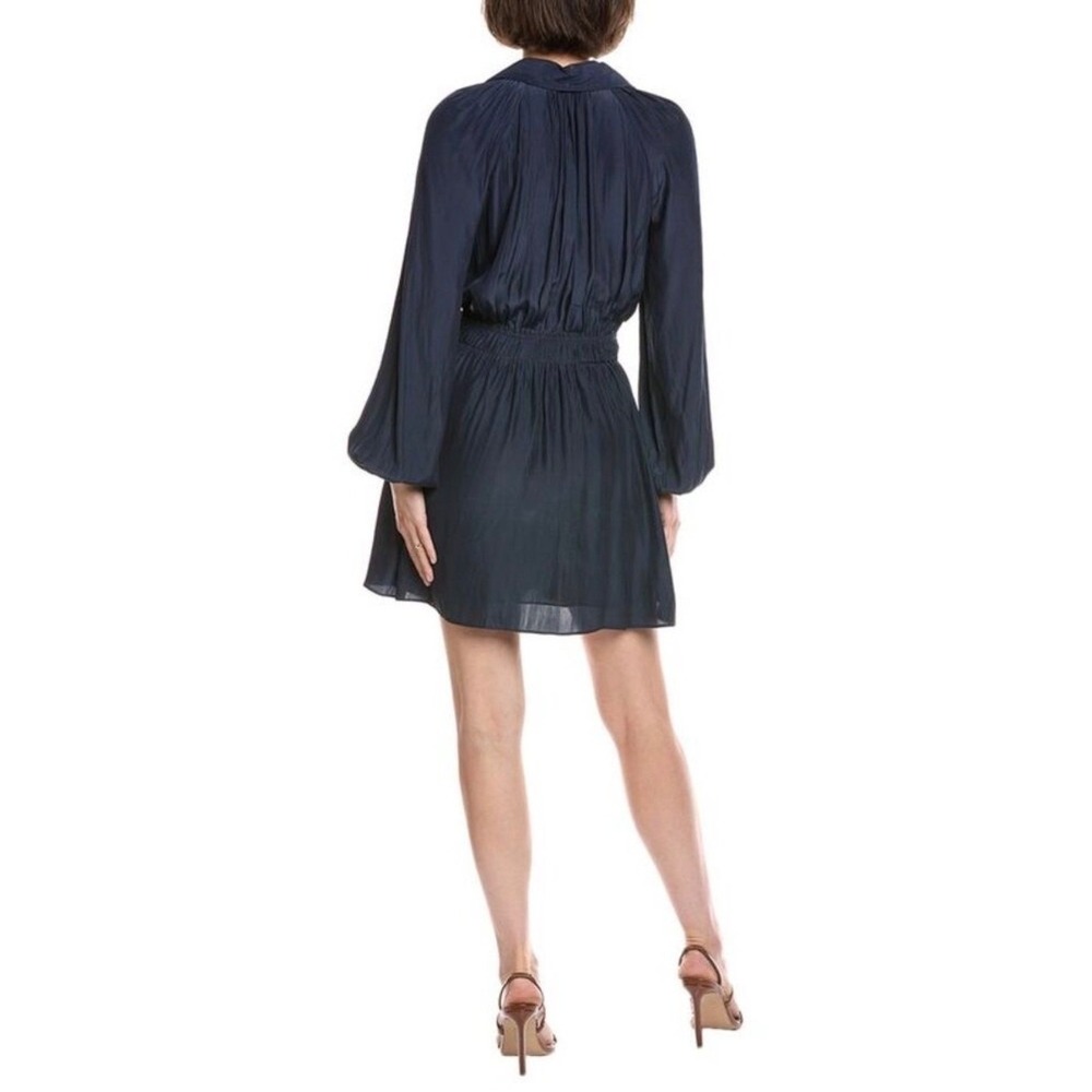 Ramy Brook Nash Mini Dress Navy Medium NWT - Picture 3 of 8
